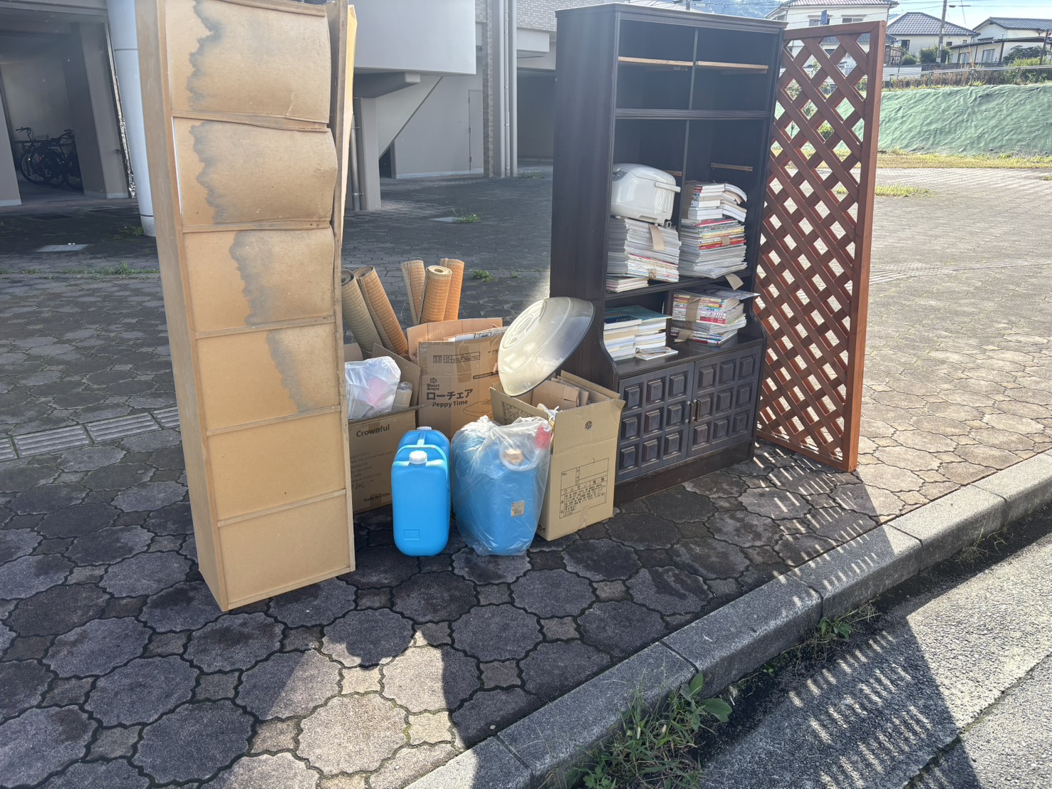 鳴門市での不用品回収作業